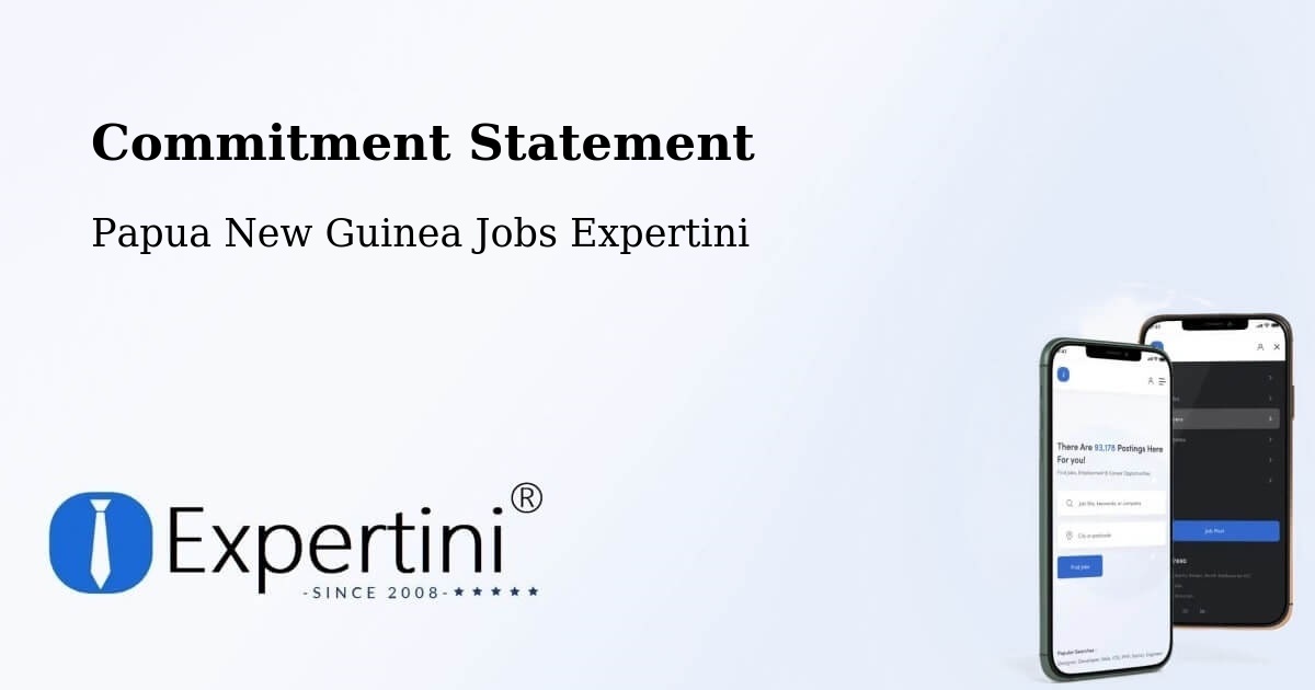 Corporate Commitment – Imbonggu - Papua New Guinea Jobs Expertini