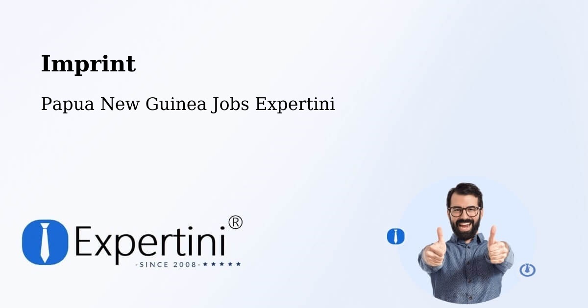 Imprint – Imbonggu - Papua New Guinea Jobs Expertini