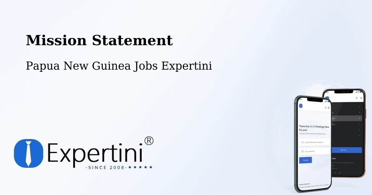 Corporate Mission – Imbonggu - Papua New Guinea Jobs Expertini
